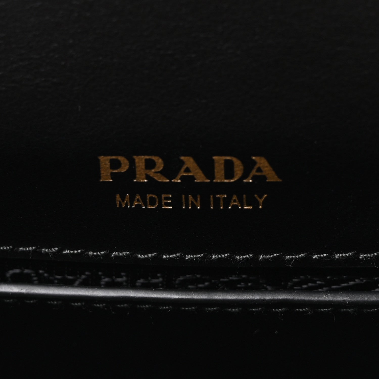 Prada Saffiano City Calf Cahier Belt Bag Black