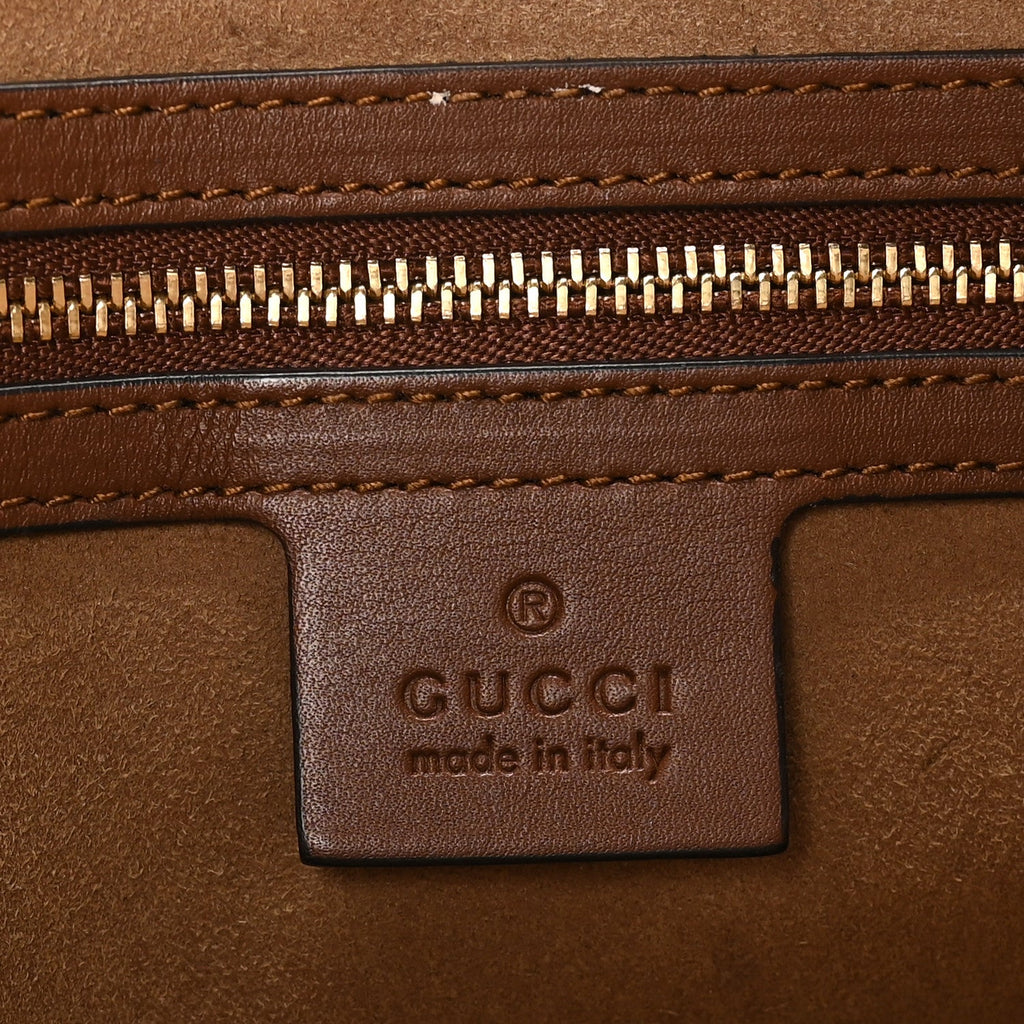 Gucci GG Supreme Monogram Medium Padlock Tote Beige Cuir