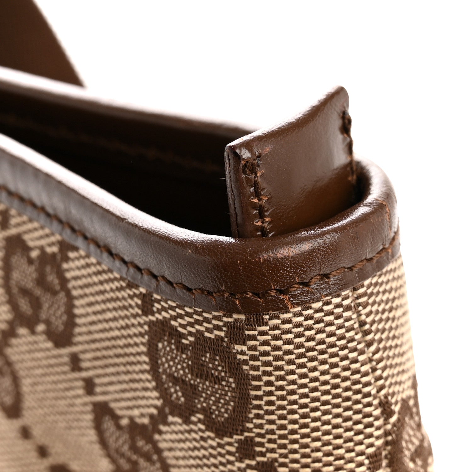 Gucci Monogram Tote Bag Brown