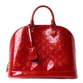 Louis Vuitton Vernis Alma MM Pomme D'Amour