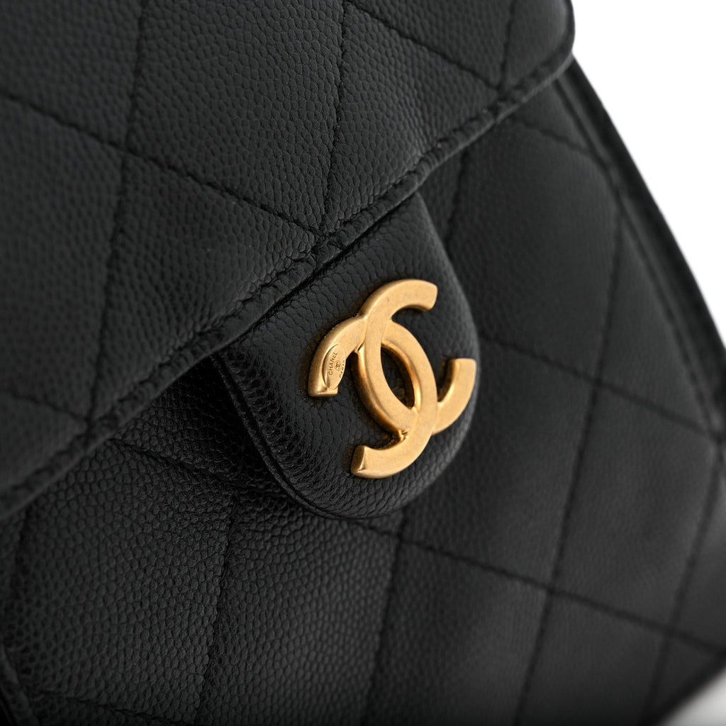 Chanel Caviar Quilted Small Chanel 25 Handbag Black