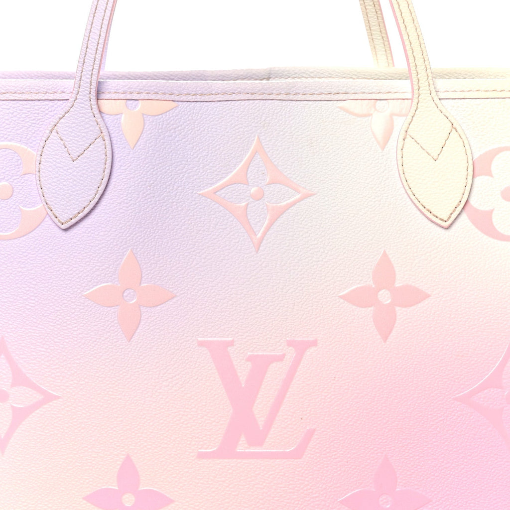 Louis Vuitton Monogram Giant Spring In The City Neverfull MM Sunrise Pastel