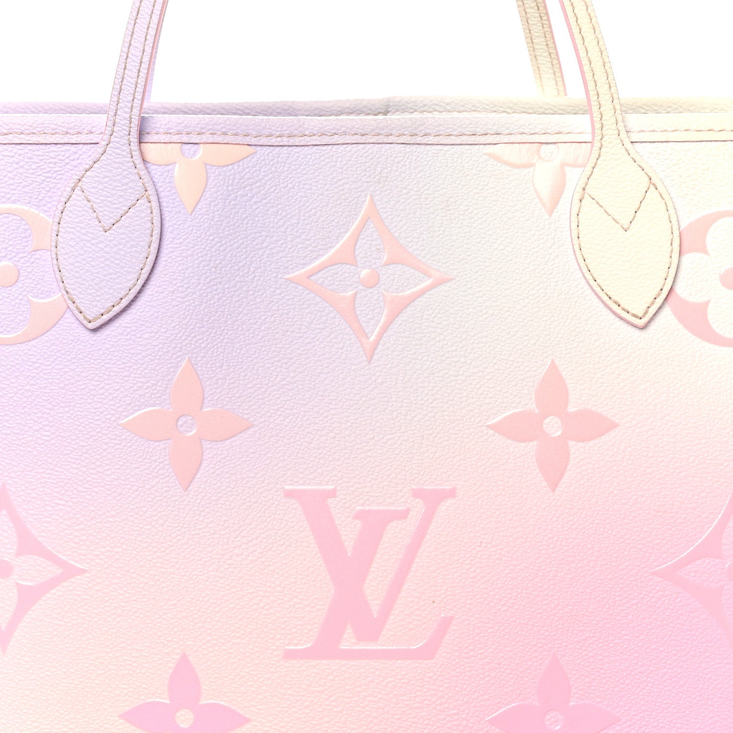 Louis Vuitton Monogram Giant Spring In The City Neverfull MM Sunrise Pastel