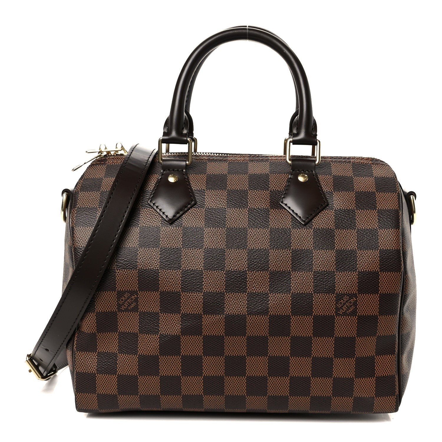Louis Vuitton Damier Ebene Speedy Bandouliere 25