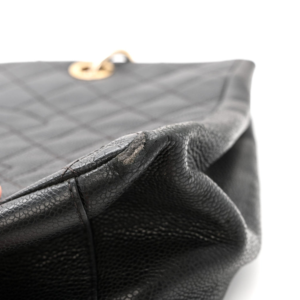 Chanel Caviar Quilted Grand Shopping Tote GST Black