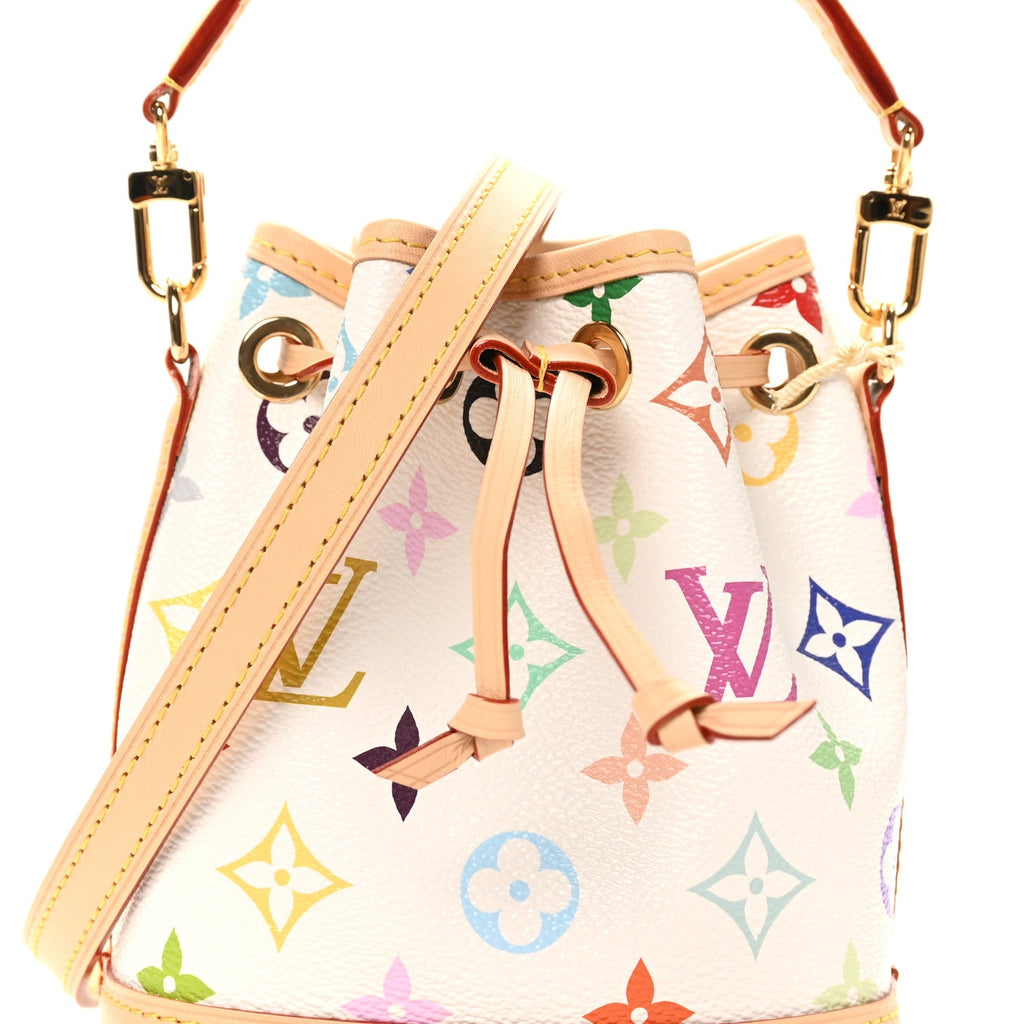 Louis Vuitton LV X TM Monogram Multicolor Nano Noe NV White