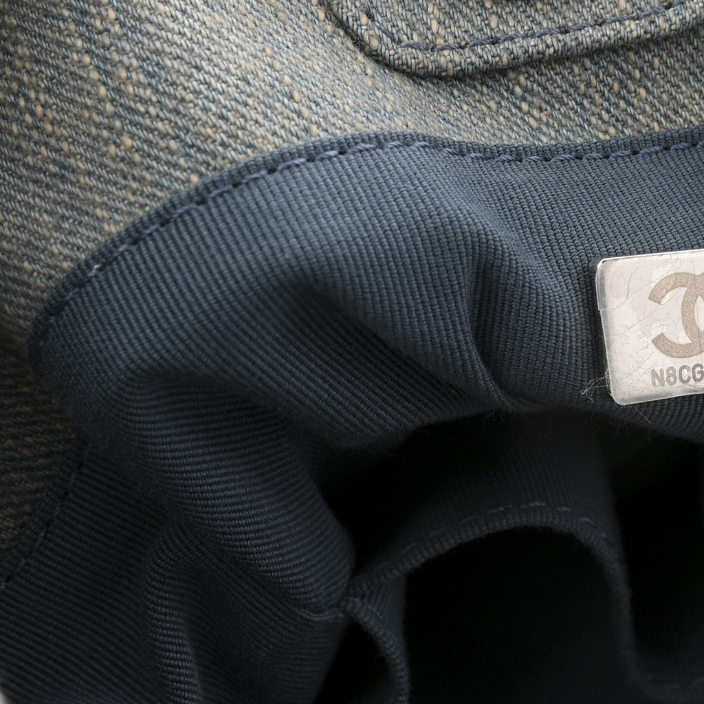 Chanel Denim Medium Deauville Tote Light Blue