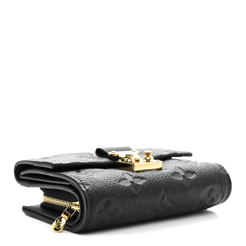 Louis Vuitton Empreinte Metis Compact Wallet Black