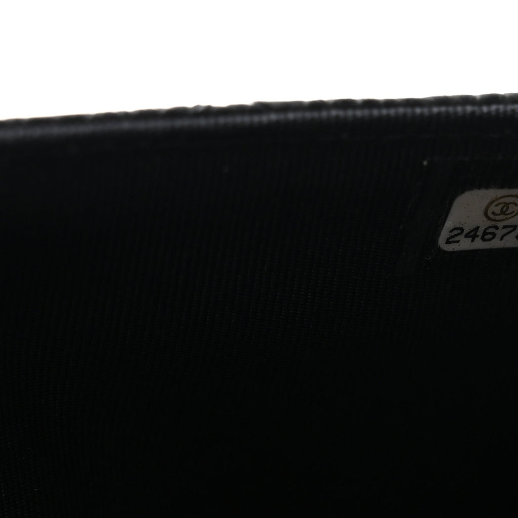 Chanel Caviar Quilted Wallet on Chain WOC Black