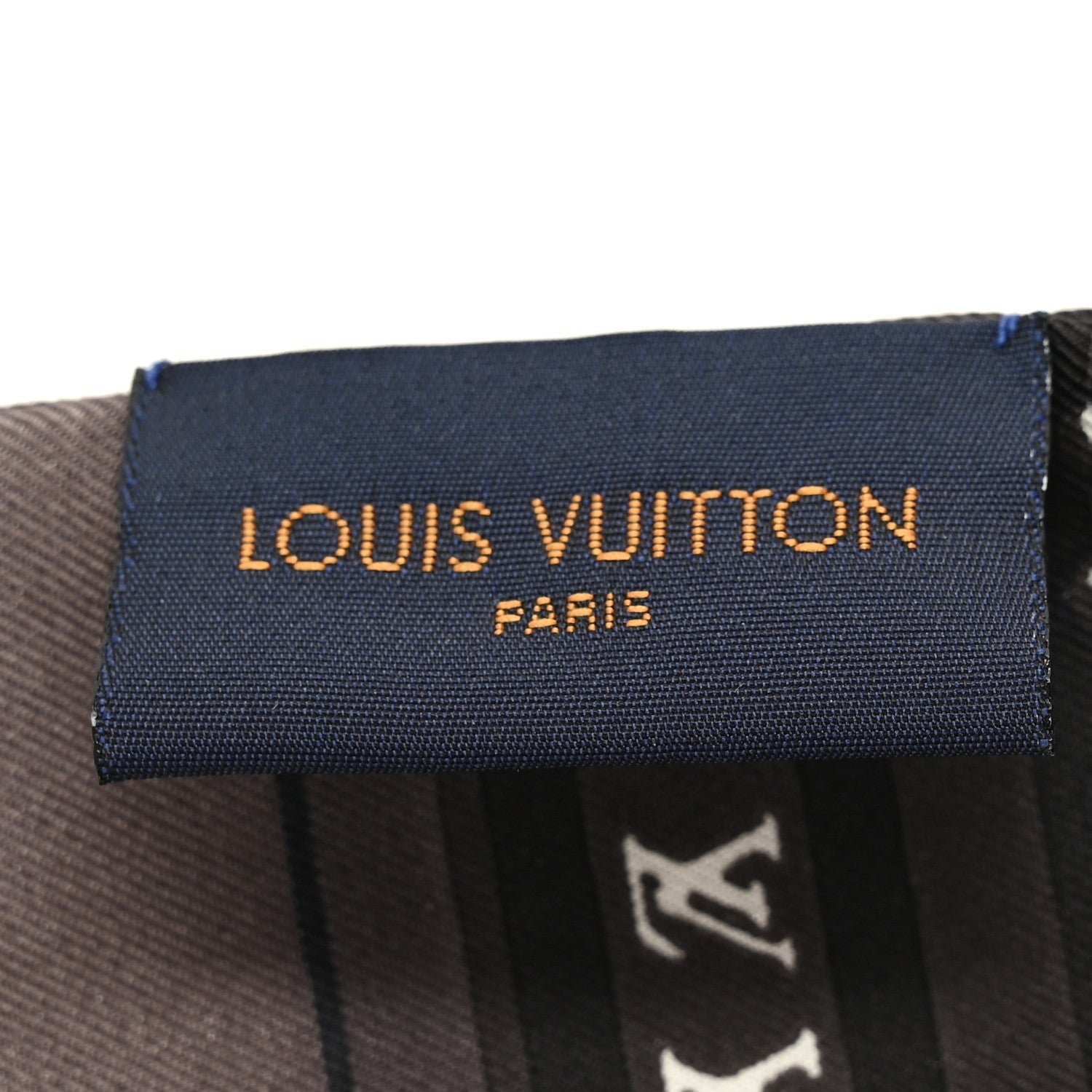 Louis Vuitton Silk Monogram LV World Bandeau Brown