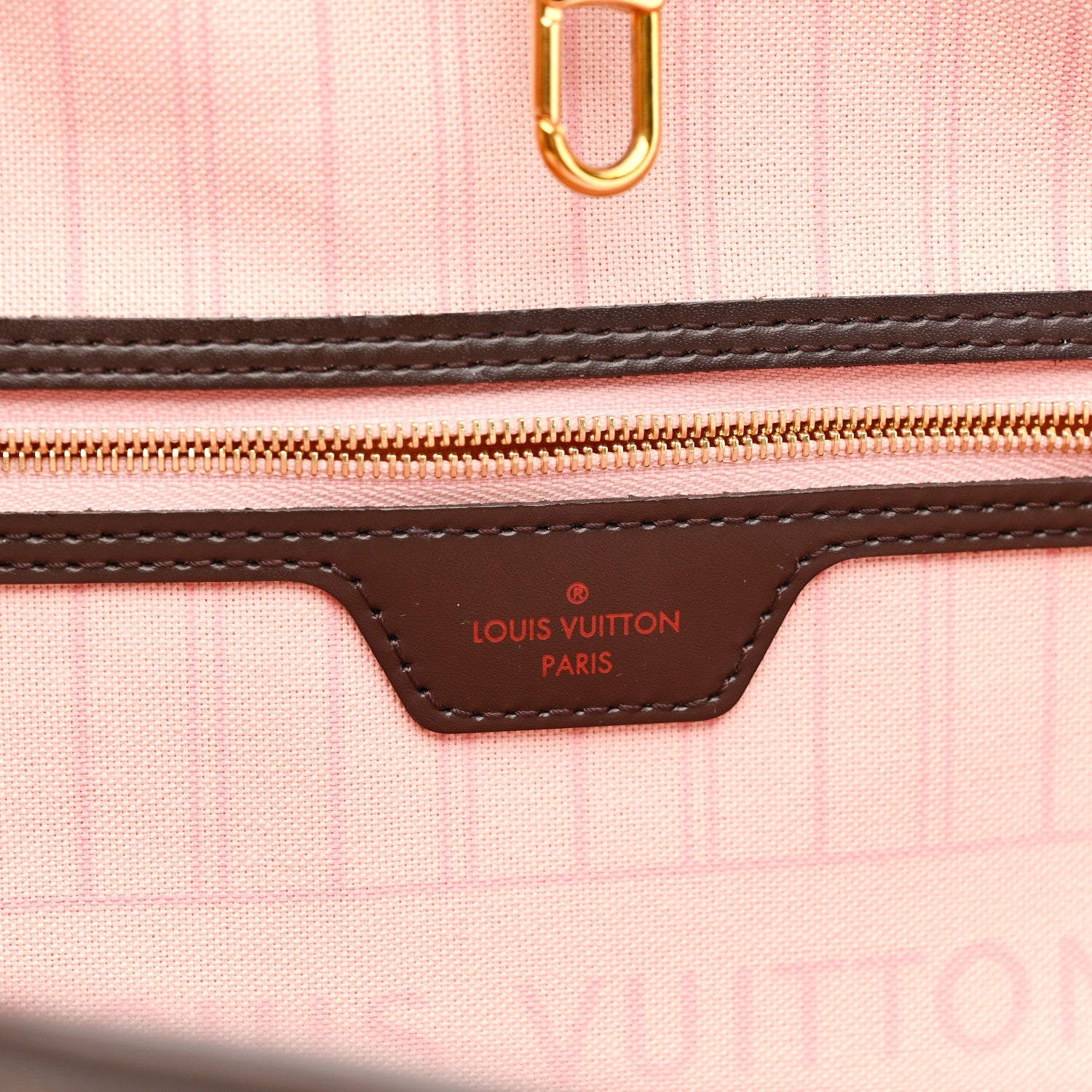 Louis Vuitton Damier Ebene Neo Neverfull MM Rose Ballerine