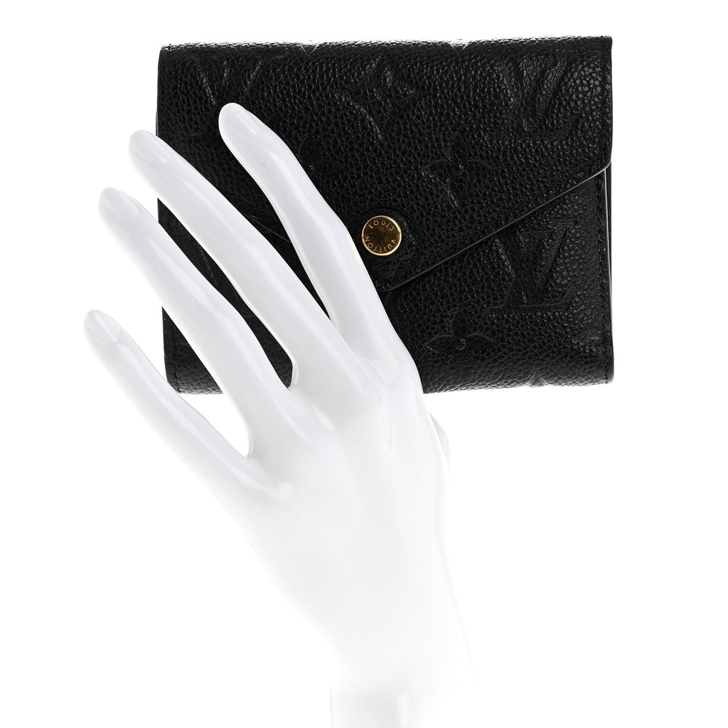 Louis Vuitton Empreinte Victorine Wallet Black