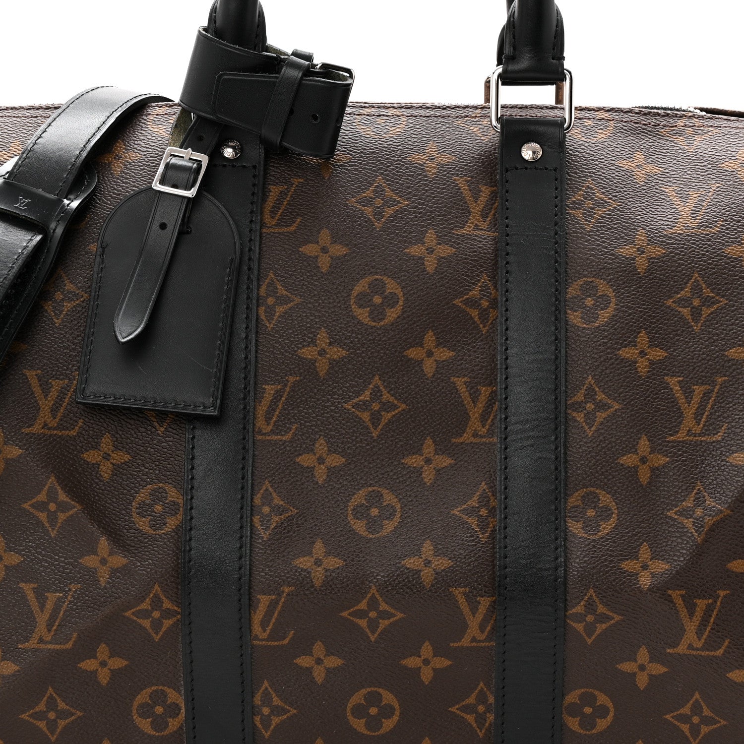 Louis Vuitton Monogram Macassar Keepall Bandouliere 45