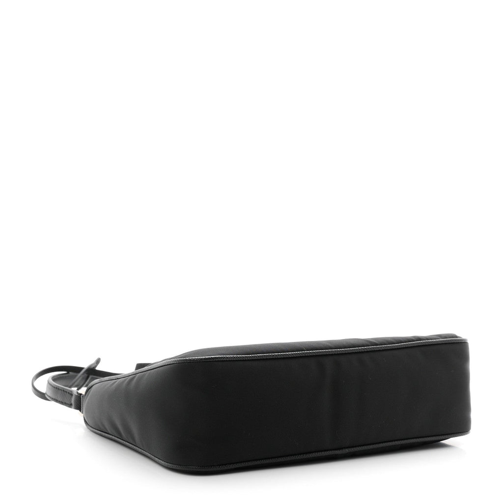 Prada Tessuto Nylon Saffiano Mini Re-Edition 2005 Bag Black