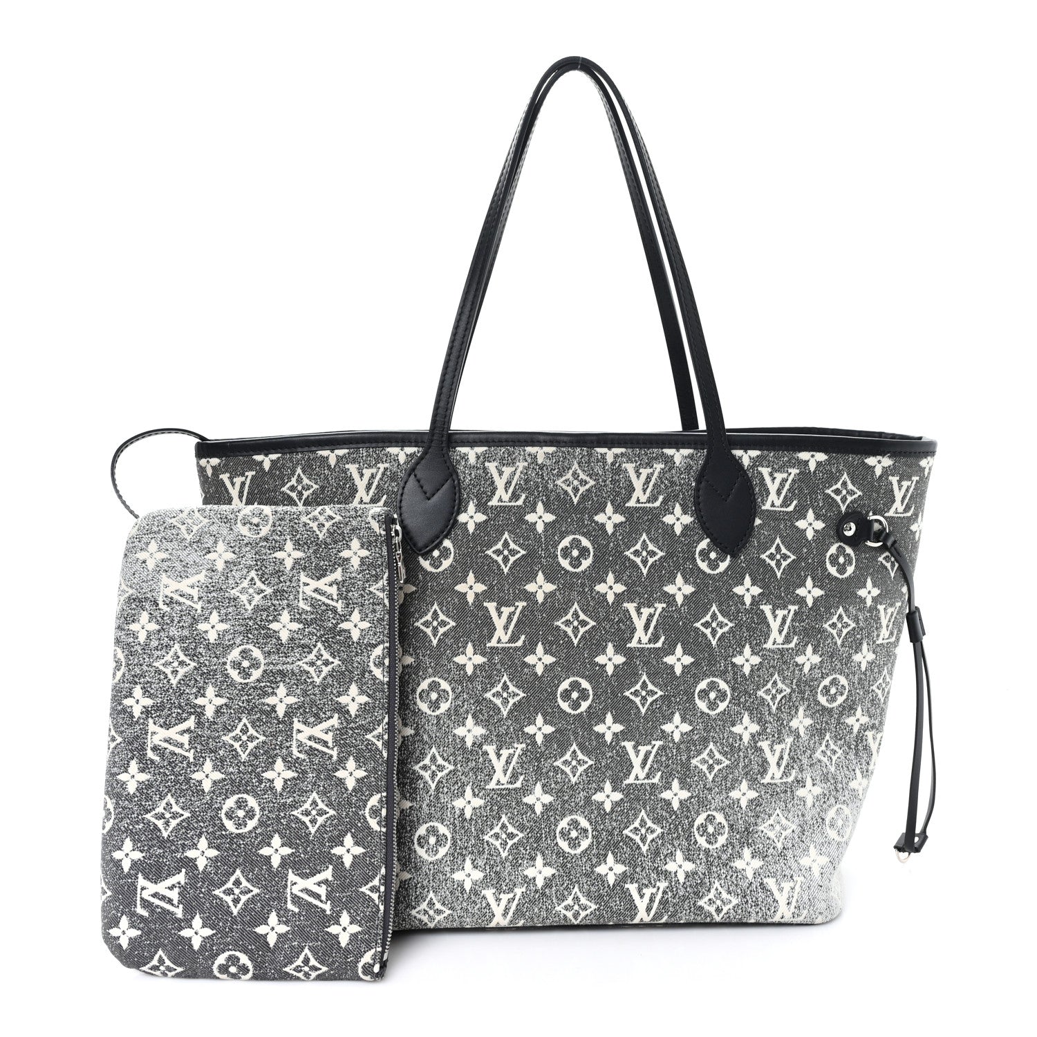 Louis Vuitton Denim Monogram Jacquard Neverfull MM Grey