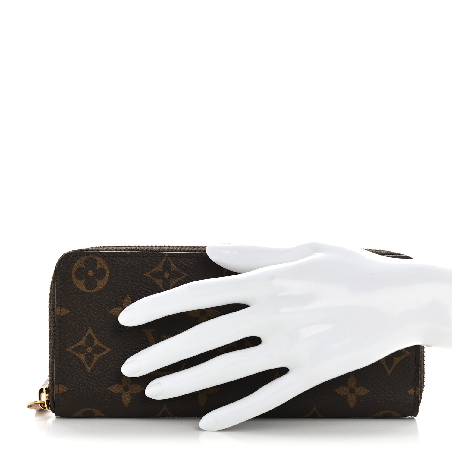 Louis Vuitton Monogram Clemence Wallet Rose Ballerine