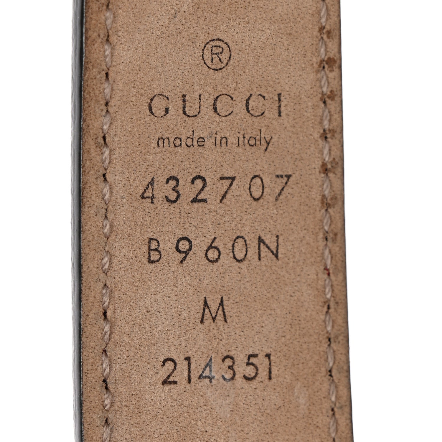 Gucci Calfskin Kids Double G 20mm Belt M Red