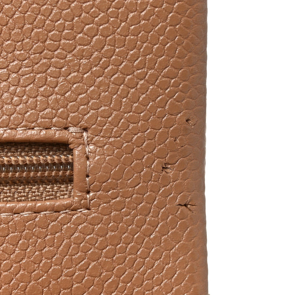 Chanel Caviar Quilted Jumbo Double Flap Beige