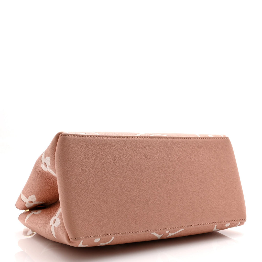 Louis Vuitton Empreinte Monogram Giant Petit Palais Rose Trianon Creme