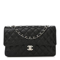 Chanel Caviar Quilted Medium Double Flap Black