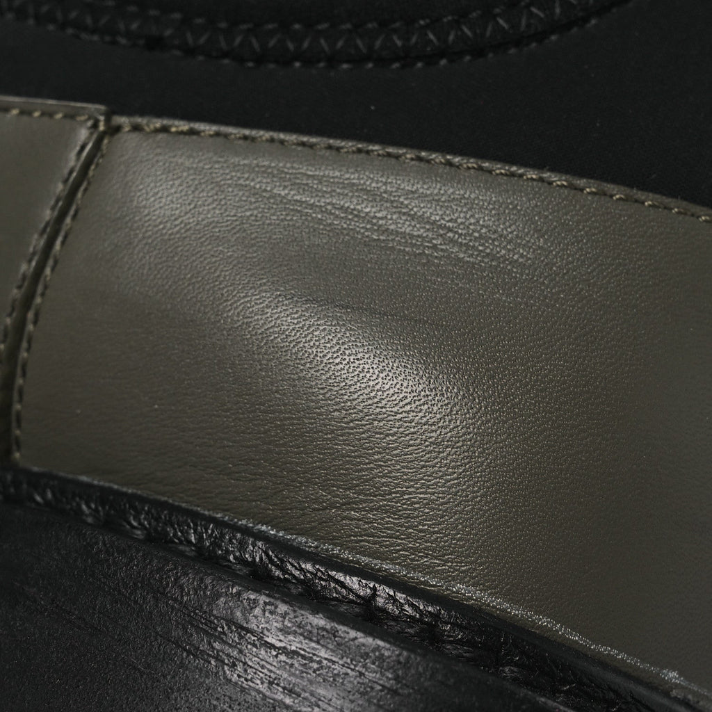 Louis Vuitton Calfskin Beaubourg Ankle Boots 39 Black Green