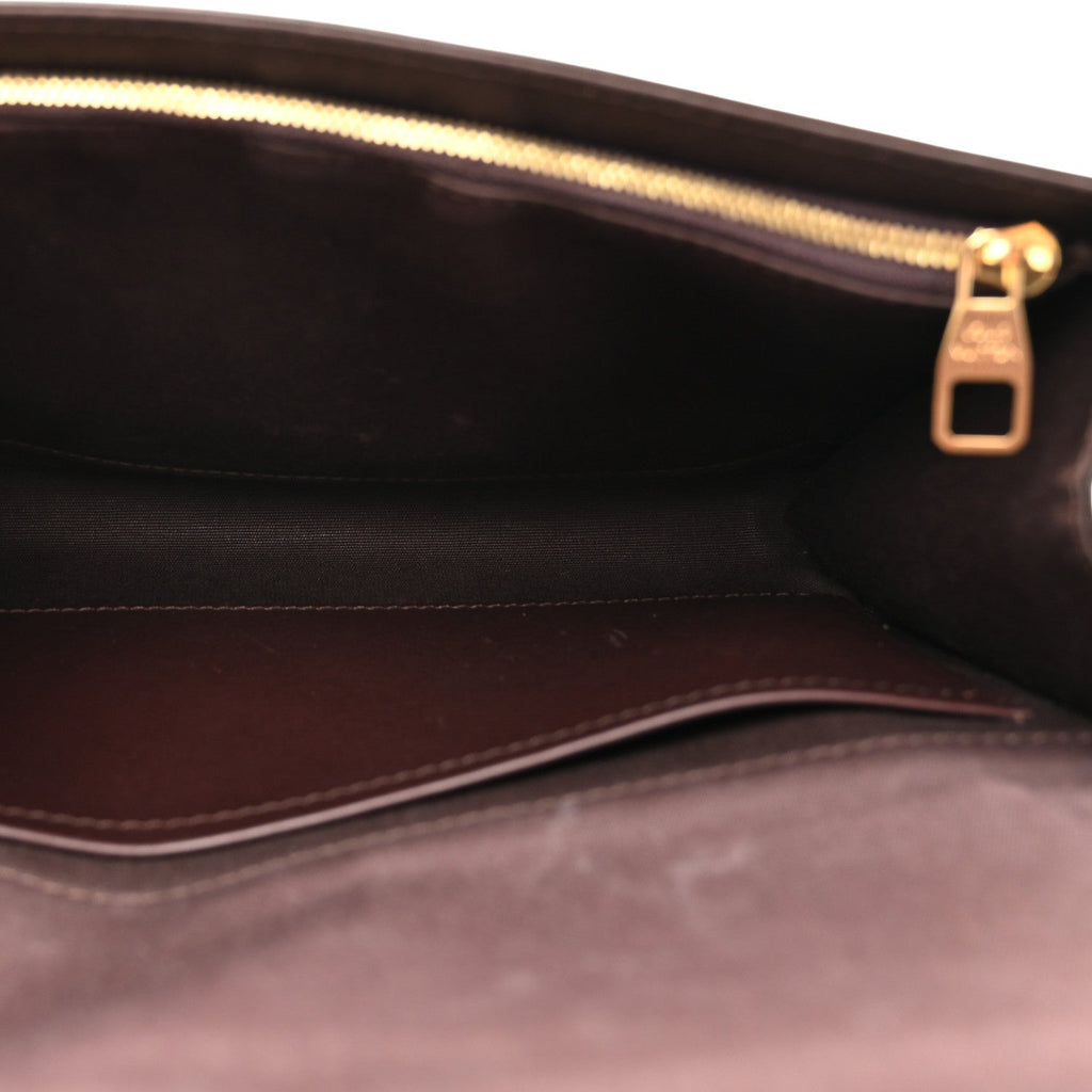 Louis Vuitton Patent Chain Louise GM Amarante