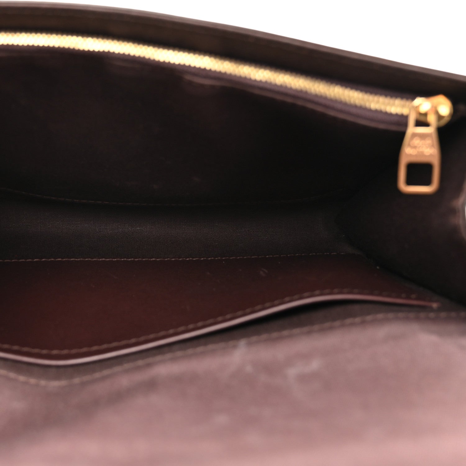 Louis Vuitton Patent Chain Louise GM Amarante