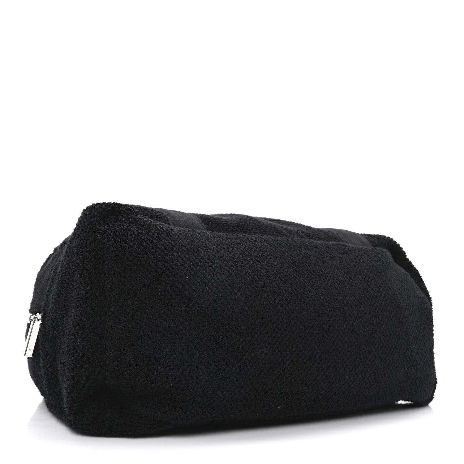 Chanel Terry Cotton CC Beach Duffel Towel Set Black