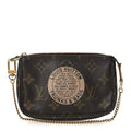 Louis Vuitton Monogram Complice Trunks and Bags Mini Pochette Accessories Beige