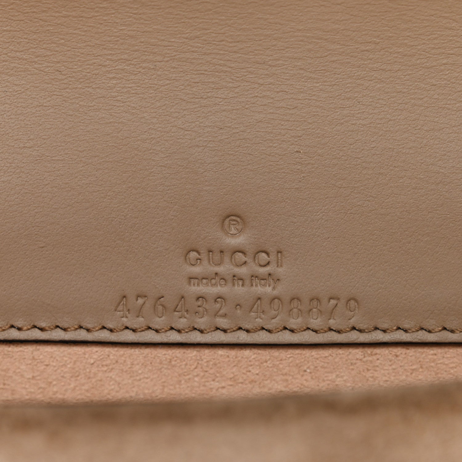 Gucci GG Supreme Monogram Super Mini Dionysus Shoulder Bag Taupe