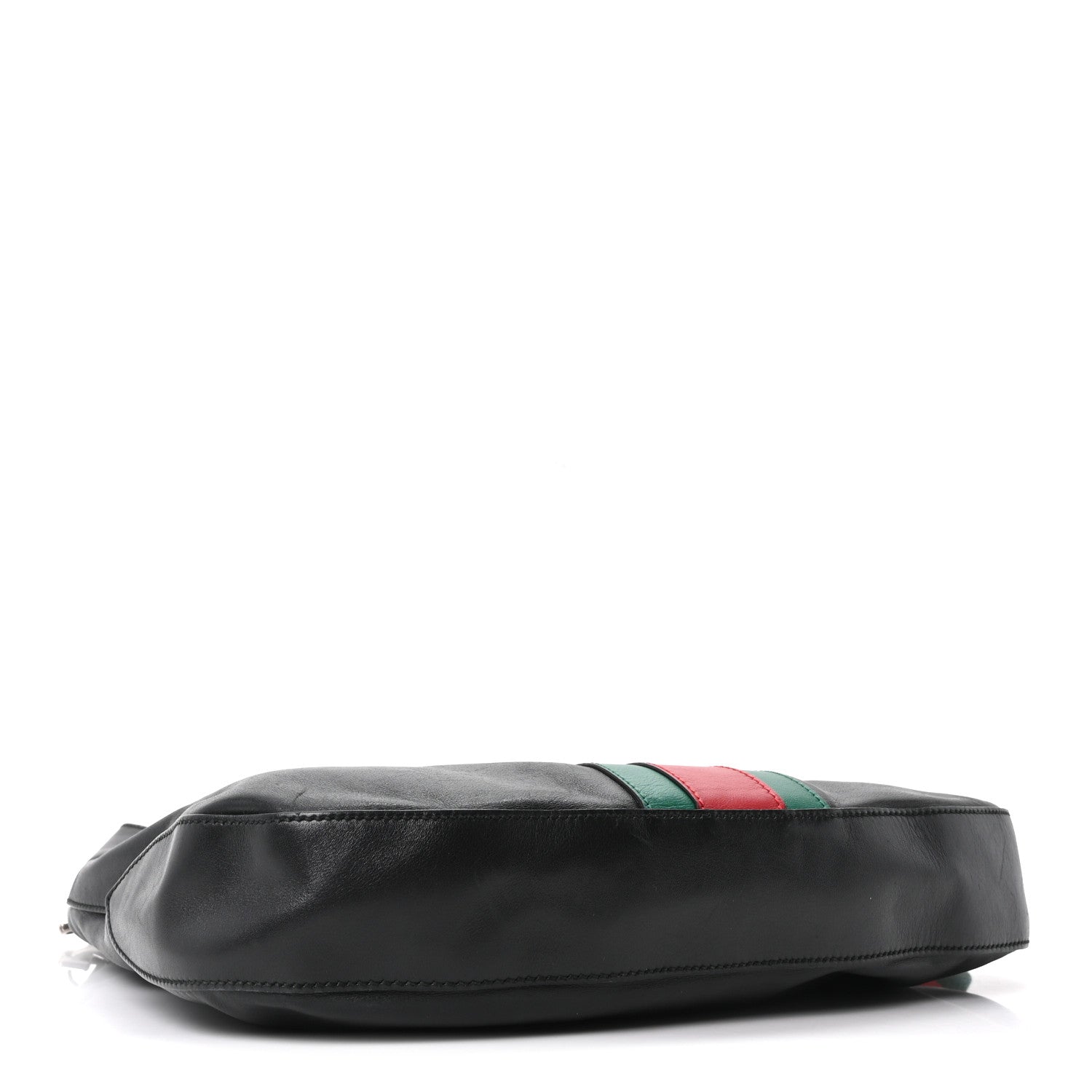 Gucci Calfskin Web Stripe Medium Dionysus Hobo Black