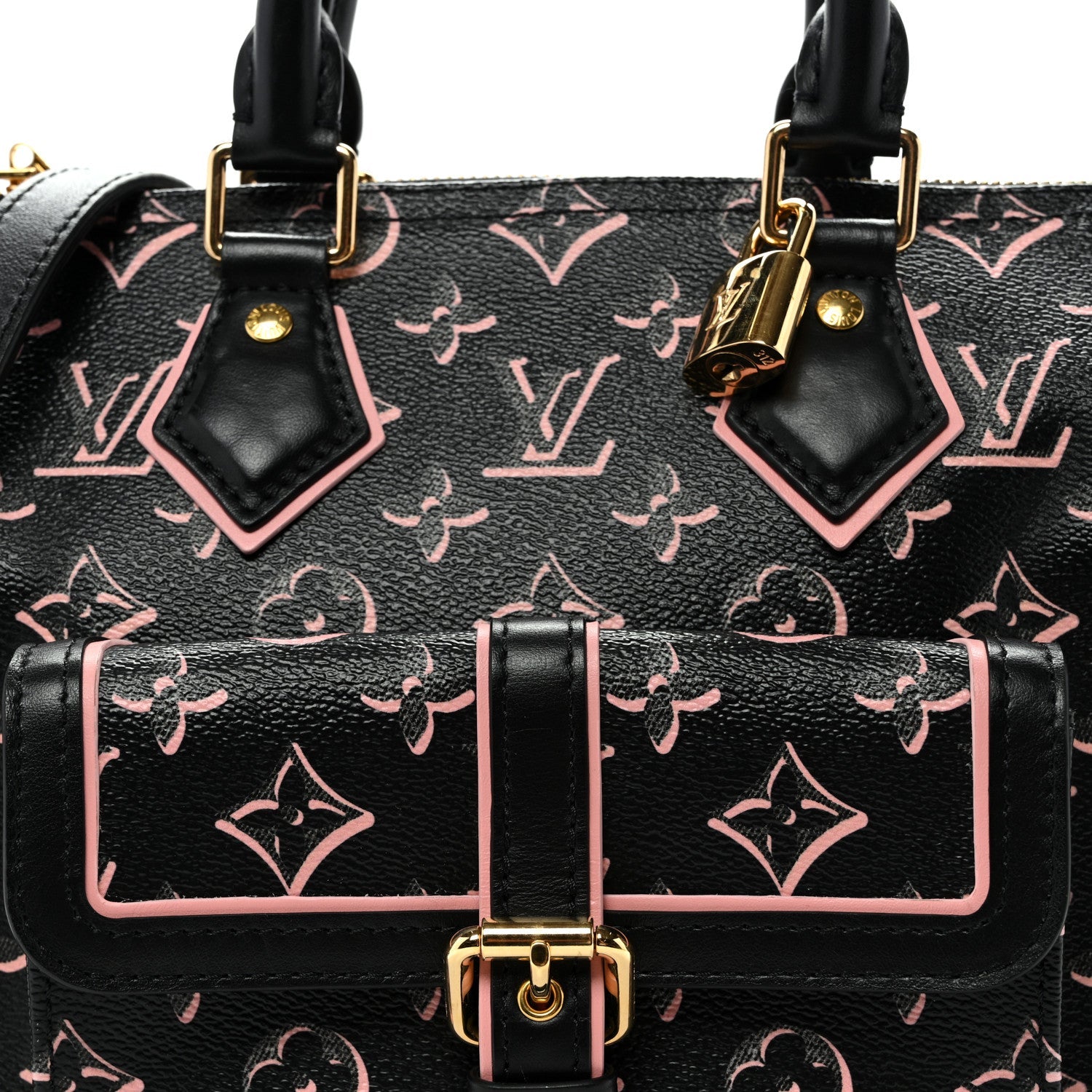 Louis Vuitton Monogram Fall for You Speedy Bandouliere 25 Black