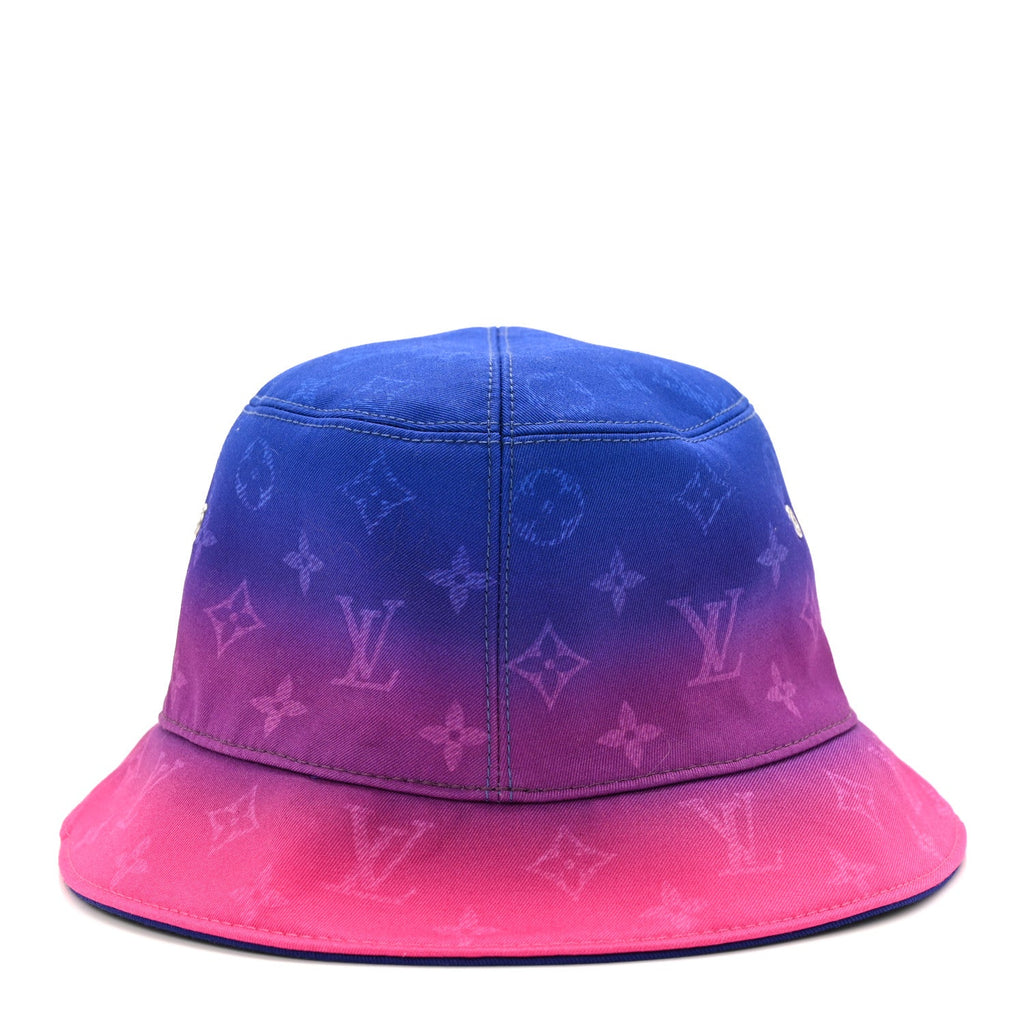 Louis Vuitton Monogram Illusion Reversible Bucket Hat M Pink Purple