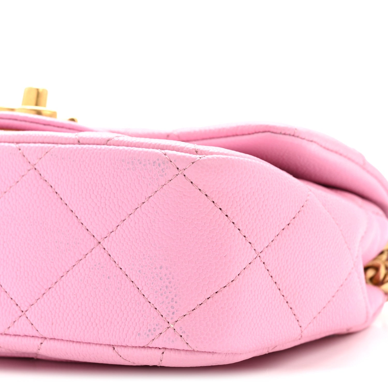 Chanel Caviar Quilted Mini Sweetheart Flap Lilac