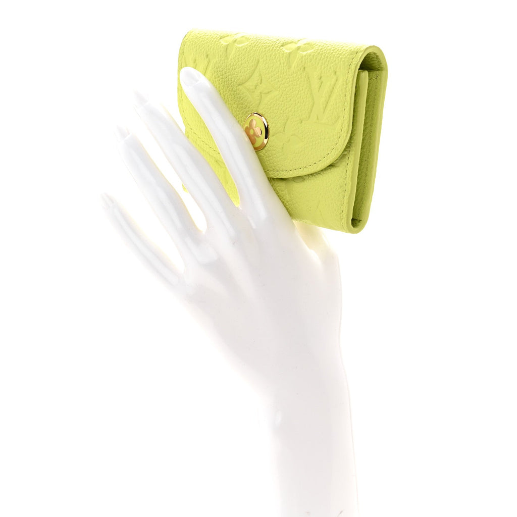 Louis Vuitton Empreinte Rosalie Coin Purse Zesty Lime