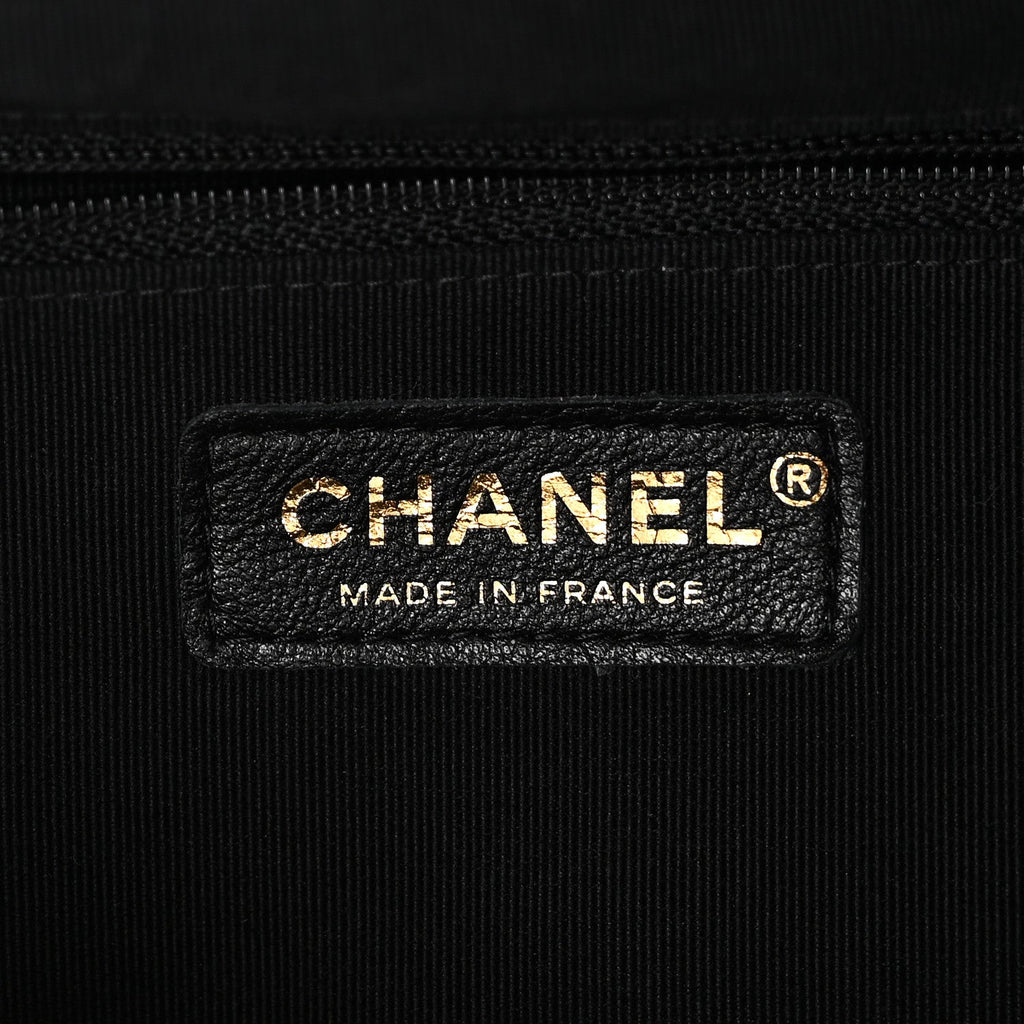 Chanel Calfskin Quilted Daily Hobo Black