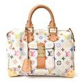 Louis Vuitton Monogram Multicolor Speedy 30 White
