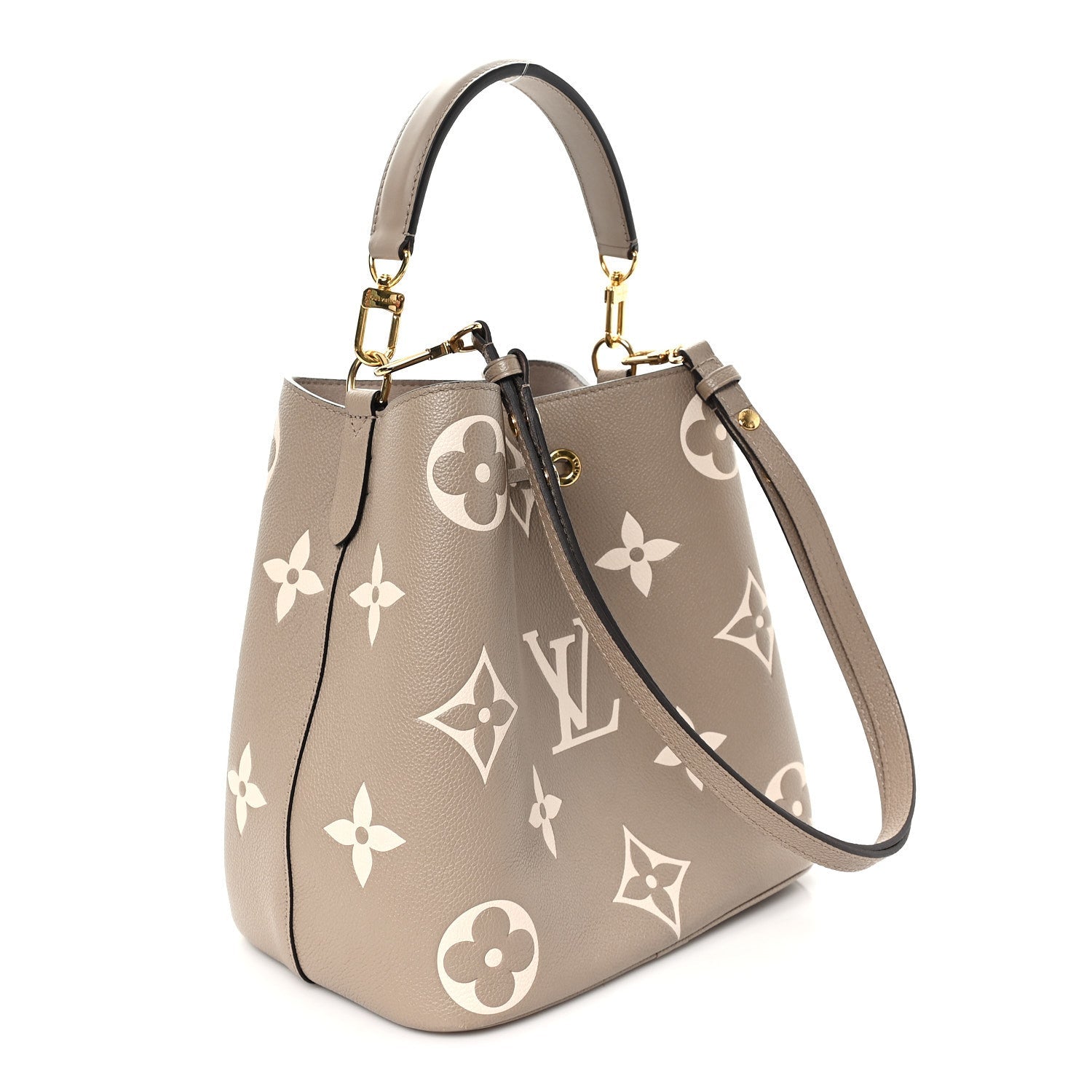 Louis Vuitton Empreinte Monogram Giant Neonoe MM Tourterelle Creme