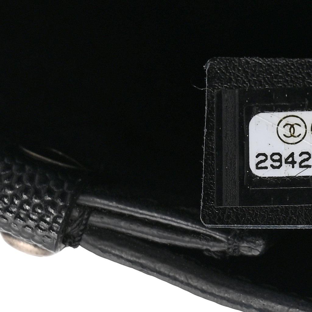 Chanel Caviar Small Studded Deauville Tote Black