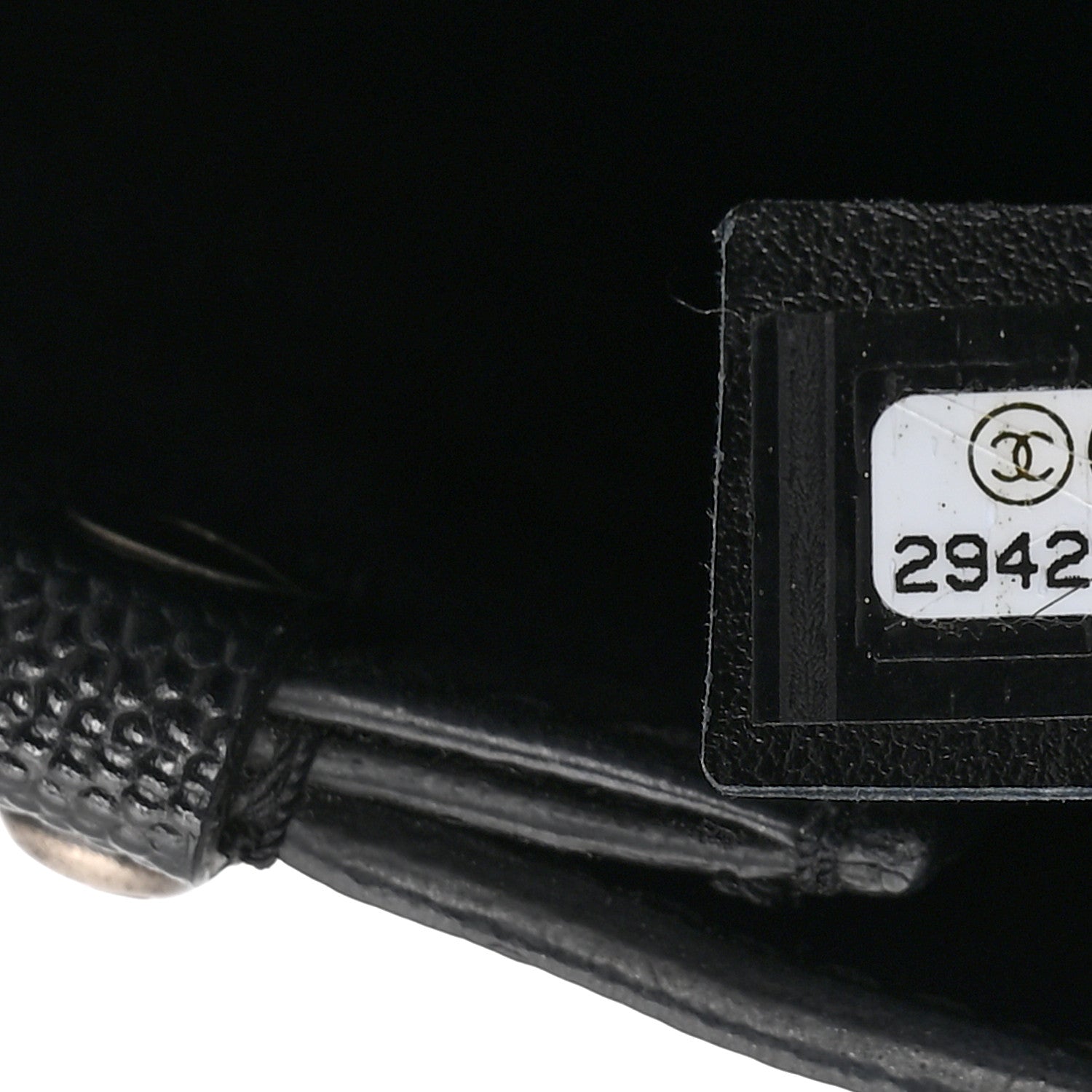 Chanel Caviar Small Studded Deauville Tote Black