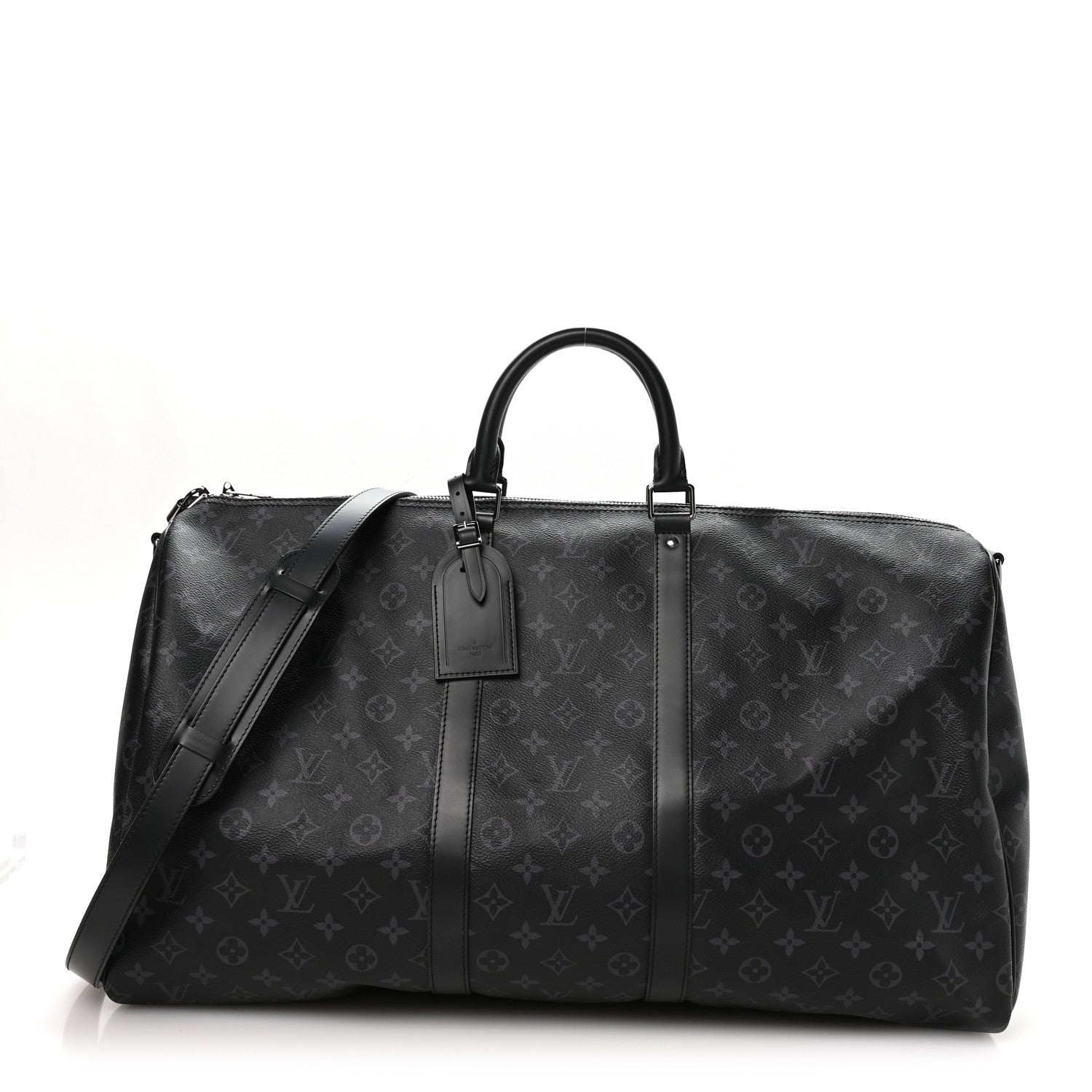 Louis Vuitton Monogram Eclipse Keepall Bandouliere 55