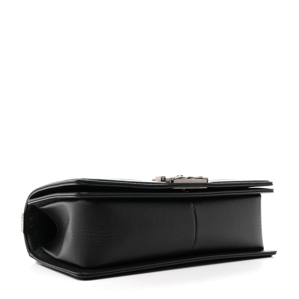 Chanel Caviar Quilted Medium Boy Flap Black