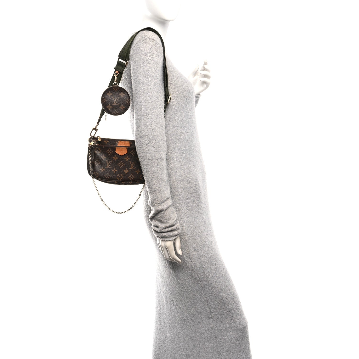 Louis Vuitton Monogram Multi Pochette Accessories Kaki