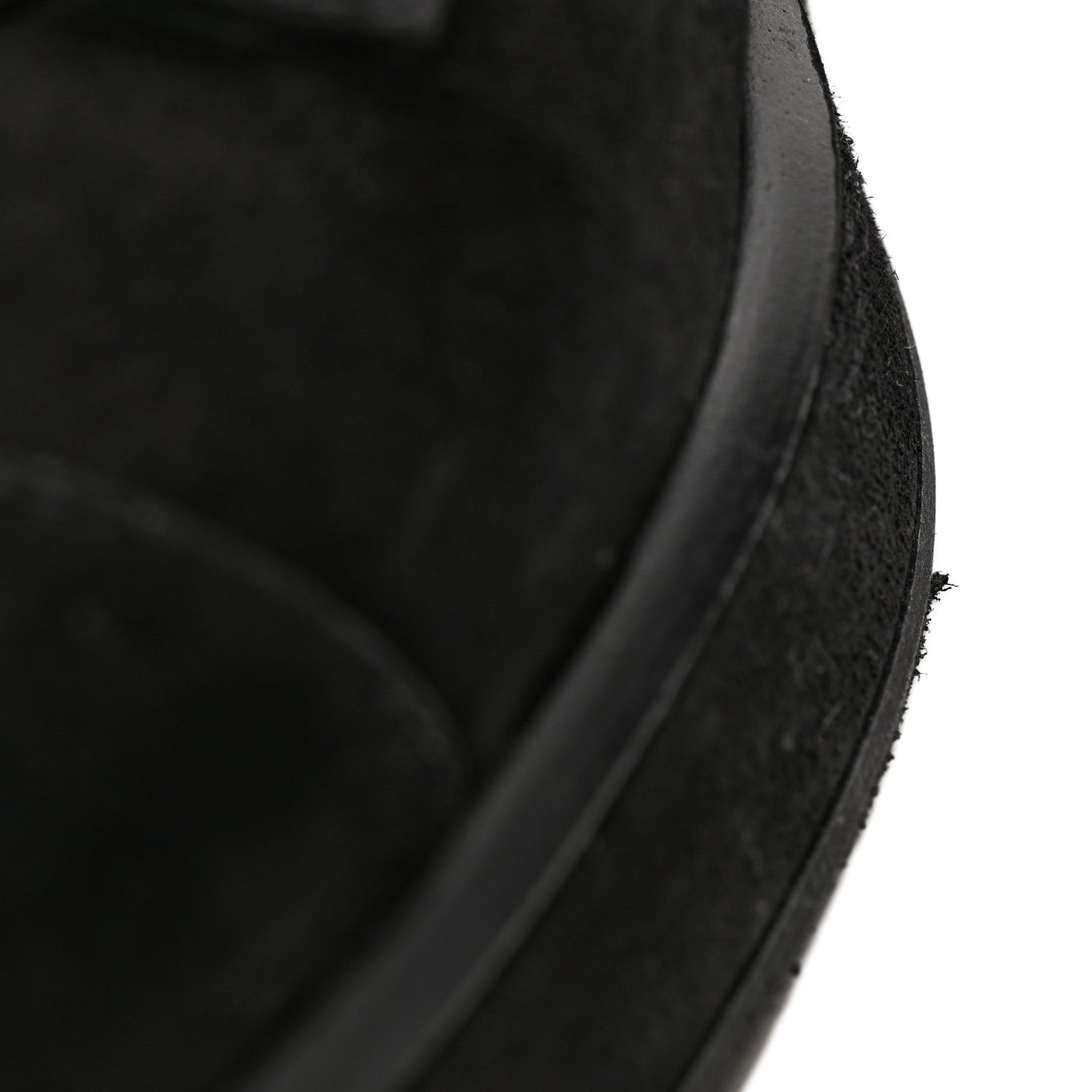 Chanel Suede Quilted Lace Up Combat Boots 38.5 Black