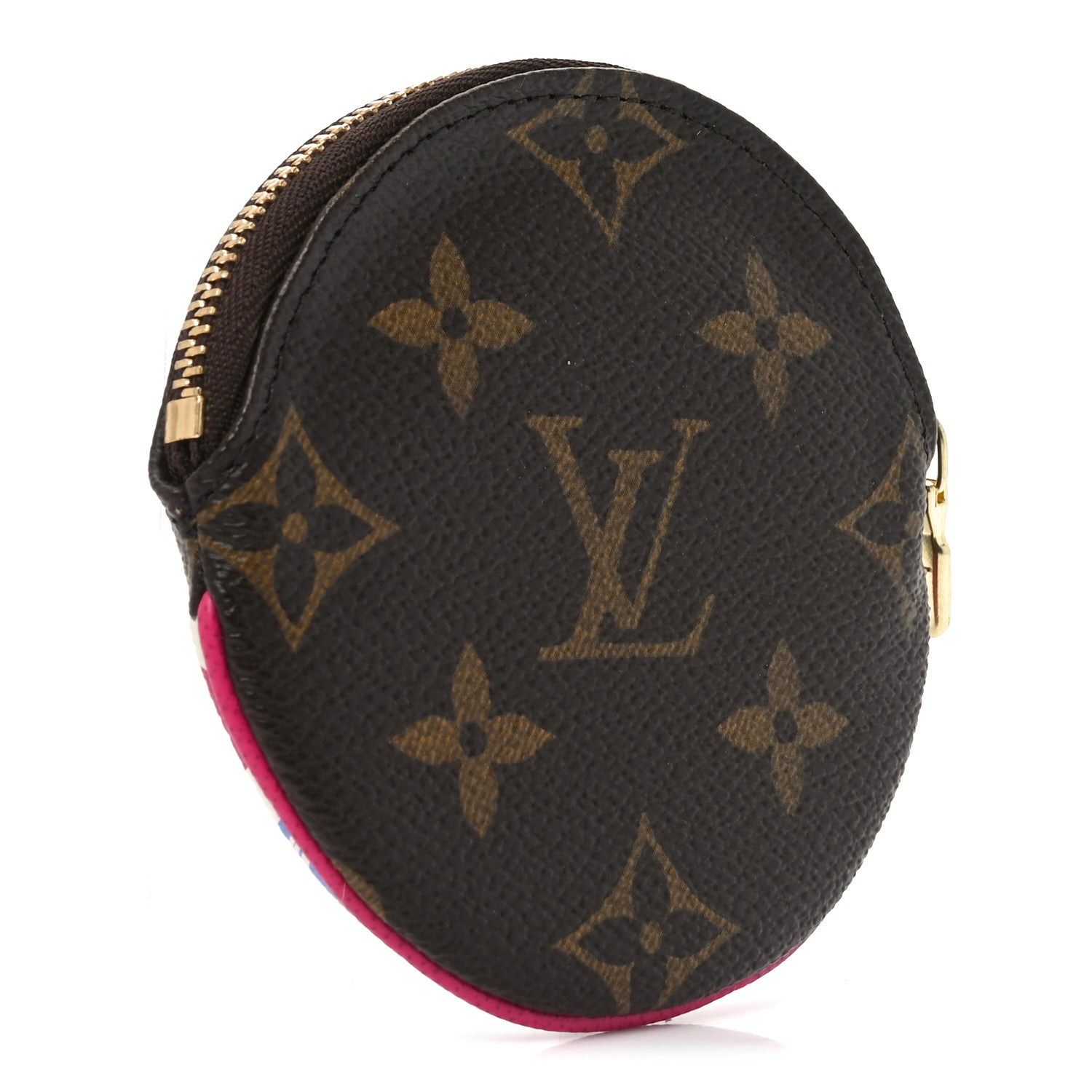 Louis Vuitton Monogram 2018 Christmas Animation Round Coin Purse