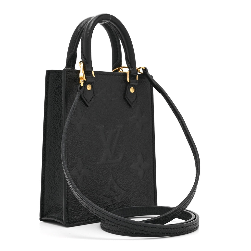 Louis Vuitton Empreinte Monogram Giant Petit Sac Plat Black
