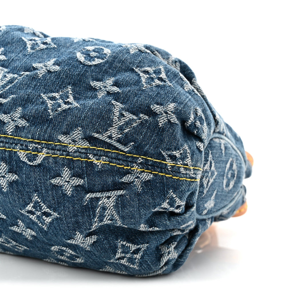 Louis Vuitton Monogram Denim Pleaty Blue