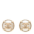 Pearl CC Clip On Earrings Gold