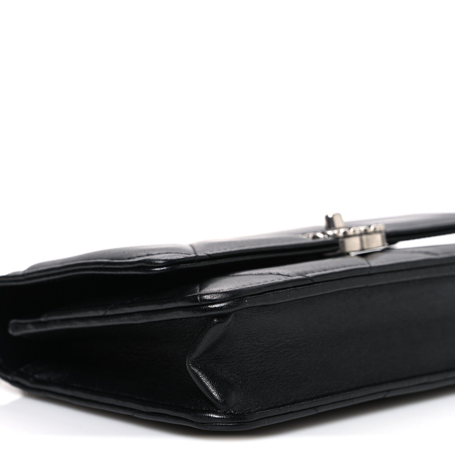 Chanel Lambskin Quilted Chanel 19 Wallet On Chain WOC Black