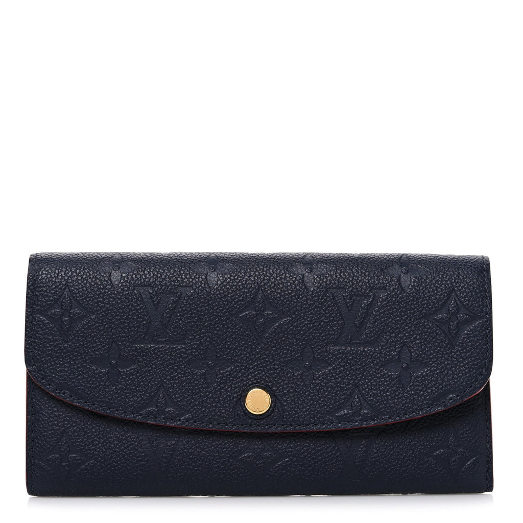Louis Vuitton Empreinte Emilie Wallet Marine Rouge